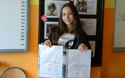 Zdjęcie do Gabriela Mikos - finalistka dw&oacute;ch konkurs&oacute;w wojew&oacute;dzkich