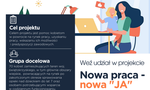 Zdjęcie do Zaproszenie do udziału w projekcie &quot;Nowa praca &ndash; nowa JA&quot;