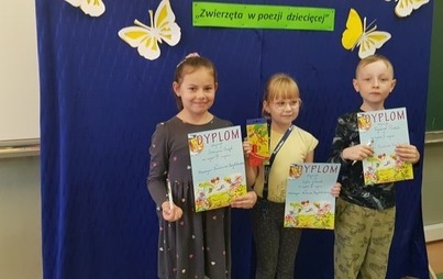 Zdjęcie do KLASOWY  KONKURS RECYTATORSKI &bdquo;ZWIERZĘTA W POEZJI DZIECIĘCEJ&rdquo;