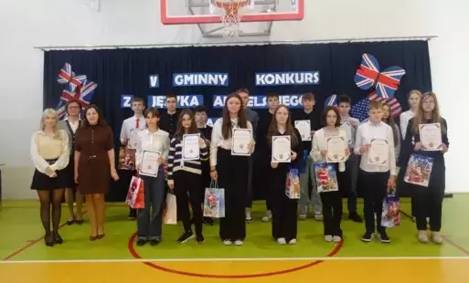 Zdjęcie do V Gminny Konkurs z Języka Angielskiego dla klas VII - VIII