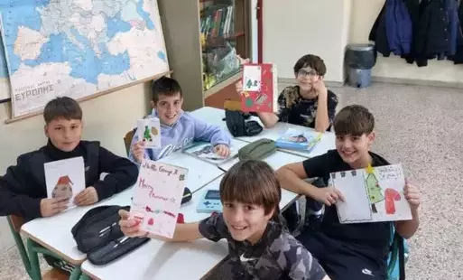 Zdjęcie do Projekt językowy eTwinning w PSP w Godowie - listy i świąteczne życzenia