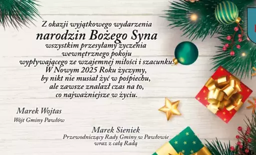 Zdjęcie do Życzenia świąteczno-noworoczne