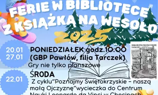 Zdjęcie do FERIE w BIBLIOTECE