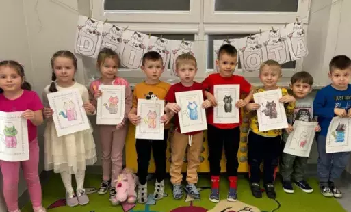 Zdjęcie do Dzień kota w przedszkolu PSP Łomno