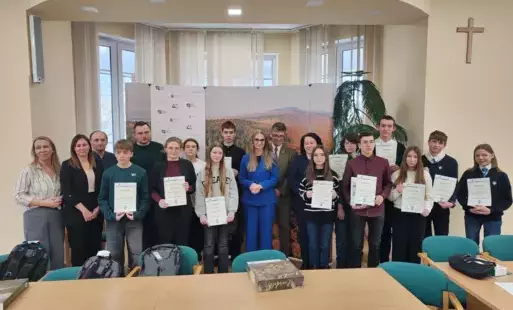 Zdjęcie do II miejsce Bartłomieja Gałek w Konkursie Wiedzy o Świętokrzyskim Parku Narodowym