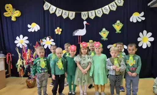 Zdjęcie do Przedszkolaki z Chybic witają wiosnę