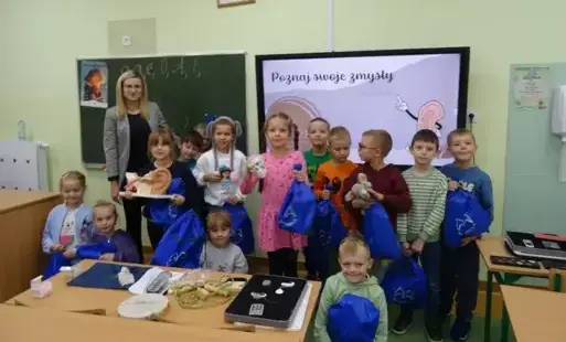 Zdjęcie do Spotkanie klasy I PSP w Godowie z audiofonolog Iwoną Tomaszewską - Hert