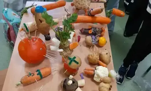 Zdjęcie do Zdrowe odżywianie - kukiełki z warzyw