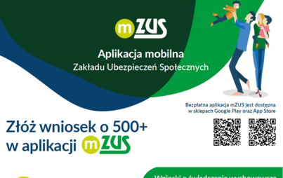 Zdjęcie do Informacja Zakładu Ubezpieczeń Społecznych na temat możliwości składania wniosk&oacute;w o świadczenie wychowawcze 500+