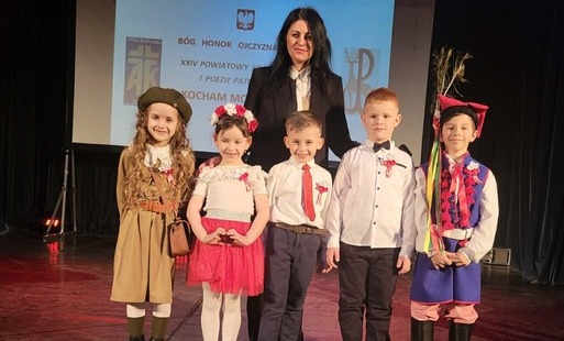 Zdjęcie do Sukcesy przedszkolak&oacute;w z Publicznej Szkoły Podstawowej w Pawłowie w XXIV Konkursie Pieśni i Poezji Patriotycznej &bdquo;Kocham moją Ojczyznę&rdquo;