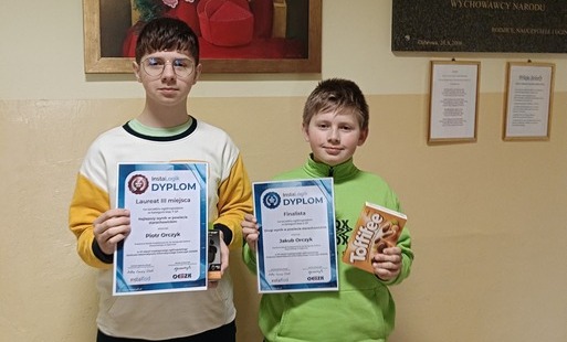 Zdjęcie do Uczniowie Publicznej Szkoły Podstawowej w Dąbrowie z sukcesami w og&oacute;lnopolskim konkursie InstaLogik